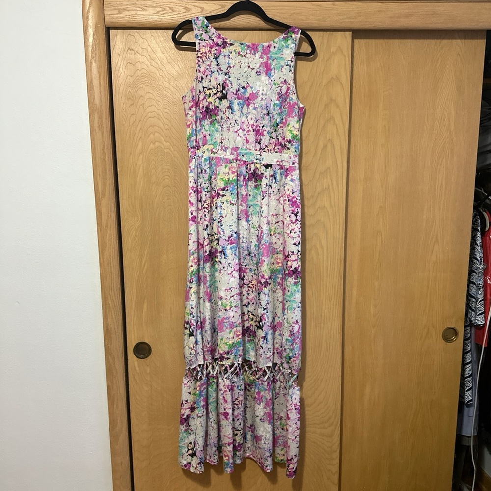 Gianni Bini- floral cutout dress